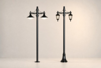 Stylish Garden Lighting Poles