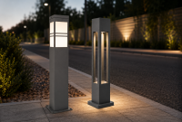 Modern Bollard Lawn Lights