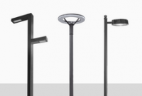 Modern Garden Pole Lighting