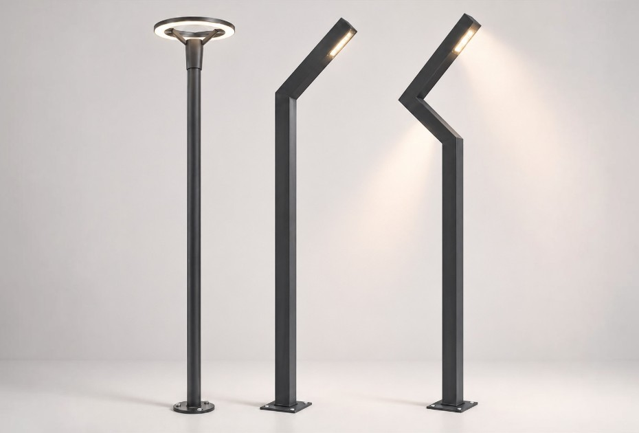 Modern Garden Pole Lighting