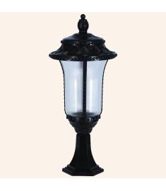 Outdoor Pillar Light with Hexagonal Base