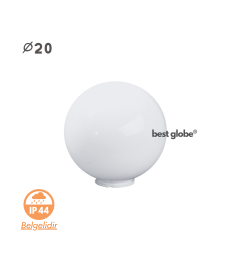 Replacement Globe with 20 cm Opal Acrylic Globe