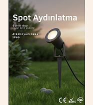 IP65 Dış Mekan GU10 Spot Ağaç Armatür (Ampulsüz) JD-CD75