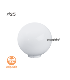 Replacement Globe with 25 cm Opal Acrylic Globe