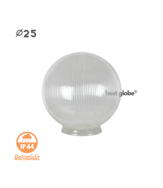 Replacement Globe with 25 cm Prismatic Acrylic Globe