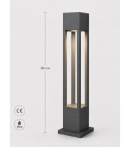 Bollard Aydınlatma Anıt Model 12x12xH80cm Bt-800mm Garden Light