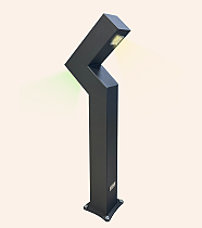 Modern Bollards Led Two Way Z Model Lawn Lighting Special Design