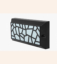 PLASTİK AYDINLATMA REHPER APLİK  KAFESLİ 12w LEDLİ 3000K