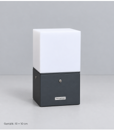 Outdoor Pillar Light with Globe