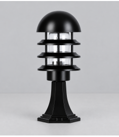 Outdoor Pillar Light with Hexagonal Base