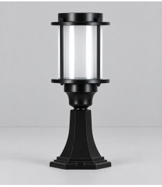 Outdoor Pillar Light with Hexagonal Base