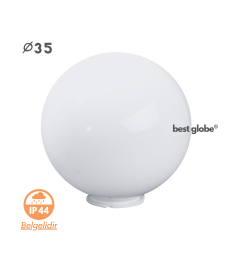 Replacement Globe with 35 cm Opal Acrylic Globe