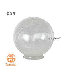 Replacement Globe with 35 cm Prismatic Acrylic Globe