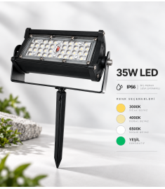 Garden Spike Light with 35W