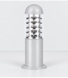 Outdoor Lighting Fixture with Globe, Tube Base, Separator