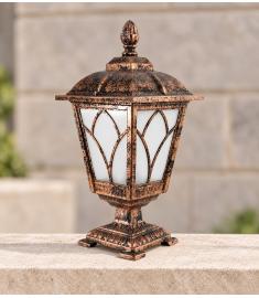 Outdoor Pillar Light with Lantern