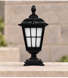 Outdoor Pillar Light with Lantern