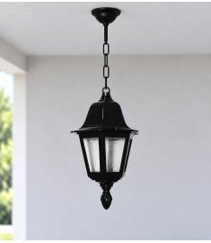 Pendant Light with Lantern, Hexagonal Base