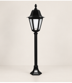 Pathway Bollard Light with Hexagonal Base, Tube Base, Short, 42 mm Tube