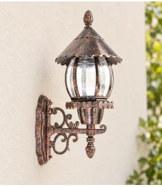 Single Arm Outdoor Wall Light with Shade