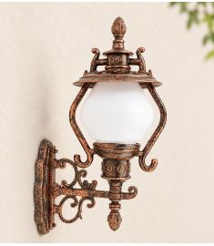 Single Arm Outdoor Wall Light with Lantern
