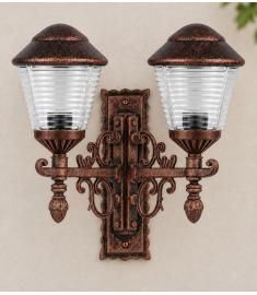 Outdoor Wall Light with 20 cm Tiered Globe