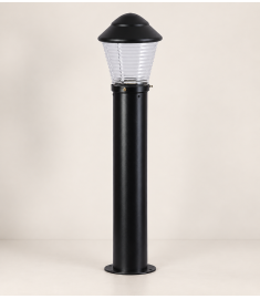 Pathway Bollard Light with Tiered Globe, Tube Base