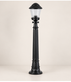 Pathway Bollard Light with 20 cm Tiered Globe