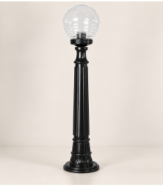 Pathway Bollard Light with 20 cm Tiered Globe