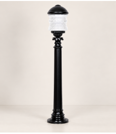 Pathway Bollard Light with Prismatic Globe