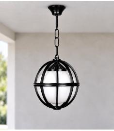Pendant Light with 25 cm Opal Globe