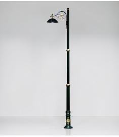 Single Arm Outdoor Light Pole with 60W, IP67