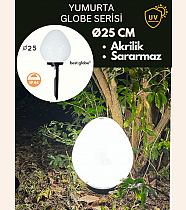 Acrylic Globe Light Fixture Ø25cm (Egg Model)