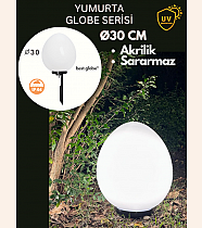Acrylic Globe Light Fixture Ø30cm (Egg Model)