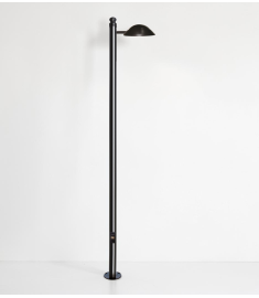 Outdoor Light Pole with Flange Base
