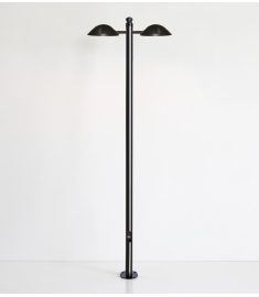 Outdoor Light Pole with Flange Base