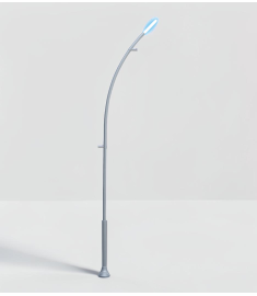 Double Arm Outdoor Light Pole