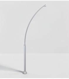 Single Arm Outdoor Light Pole