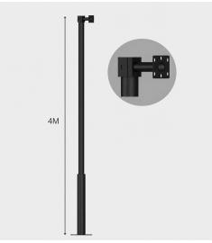 Camera Pole with Tube Base