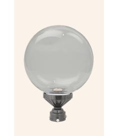 Replacement Globe with 20 cm Clear Globe, Ribbed
