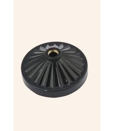 Globe Holder with Ribbed, 3/8 Threaded