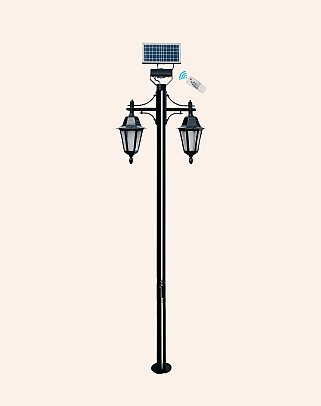 Y.A.125118 - Pole-mounted Solar Lighting