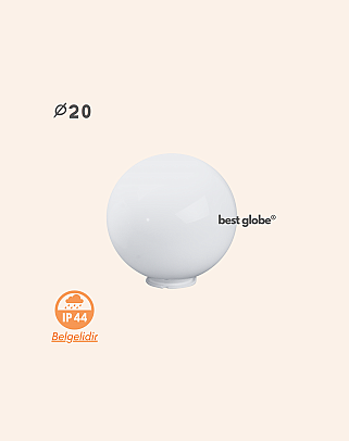 Y.A.7620 - Acrylic Globe Sphere Garden Lights