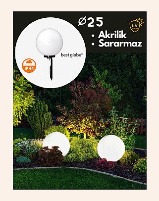 Y.A.7225 - Acrylic Globe Sphere Garden Lights