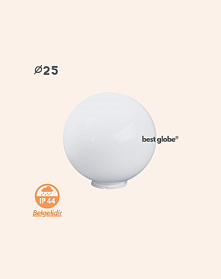 Y.A.7625 - Acrylic Globe Sphere Garden Lights