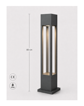 Y.A.26500 - Modern Bollard Lawn Lights