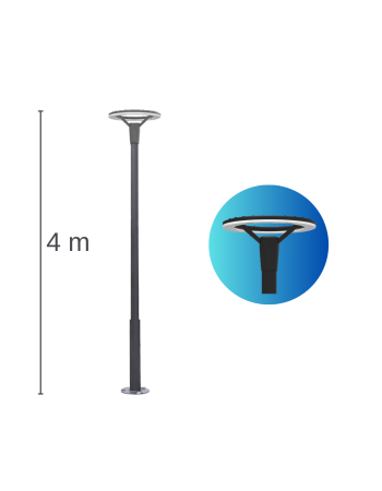 Y.A.82044 - Modern Garden Pole Lighting