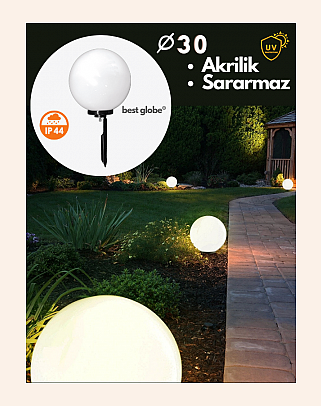Y.A.7230 - Acrylic Globe Sphere Garden Lights