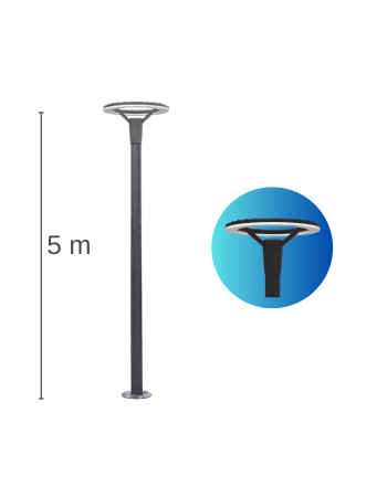 Y.A.82046 - Modern Garden Pole Lighting