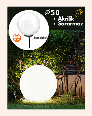 Y.A.7250 - Acrylic Globe Sphere Garden Lights